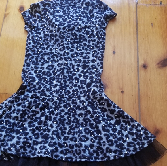 Kids Newberry Black and Gray Dress - Picture 9 of 10